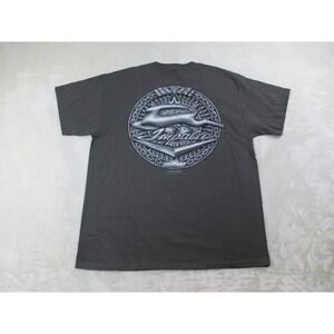 VINTAGE ODM Shirt Mens Extra Large Gray Chevy Impala Car Rollin Hard*
